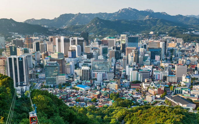 Seoul City of South Korea